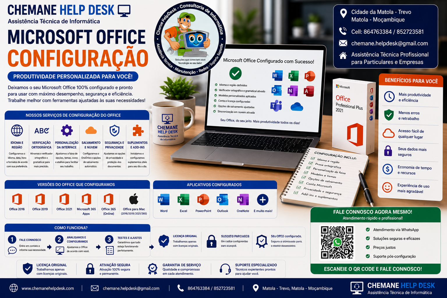 Microsoft Office – Instalação, Ativação e Suporte Especializado