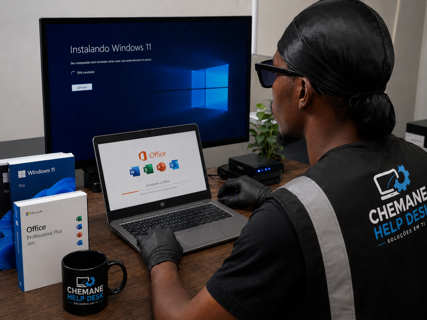Instalação do Microsoft Office Configuração Profissional e Suporte Especializado