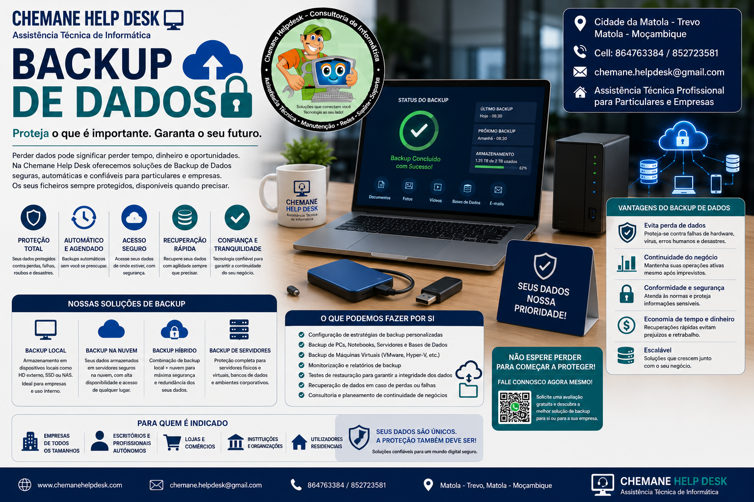 Backup de Dados – Proteja as Suas Informações com Segurança e Fiabilidade